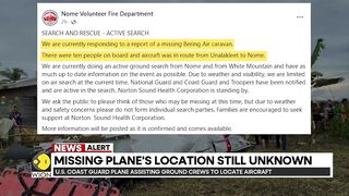 BREAKING: ANOTHER Plane Disappears Off Radar near Nome, Alaska (Radar followed by News Report)