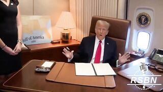 President Trump Signs EO To Name “Gulf of America” While Flying Over Gulf of America