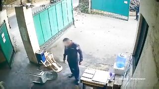 You're Fired! Security Guard Boss Executes his Guard for being LATE