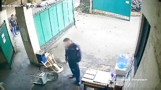 You're Fired! Security Guard Boss Executes his Guard for being LATE