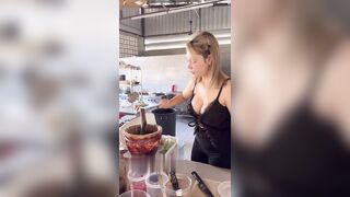 Beautiful Thai Food Lady