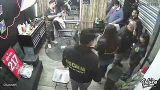 Cops caught on CCTV of Barbershop Planting Evidence during Raid