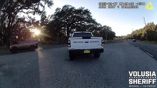K9 Karma: Wild Cop chase ends after Suspect Slams into Cars, taken down by Police Dog