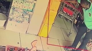 Genius Security Guard wanted to See if the Shotgun Worked on his Foot (Watch Slow Motion)