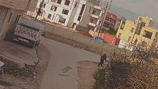 Palestinian throws Rocks at Israeli Army and is Quickly Eliminated