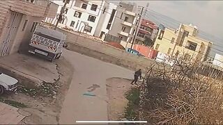 Palestinian throws Rocks at Israeli Army and is Quickly Eliminated