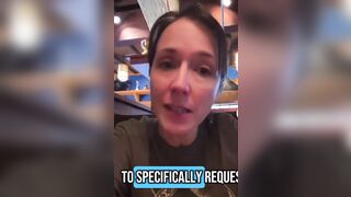 Leftist White Woman Requests To Be Served By An LGBTQ Or Tranny in a Mexican Restaurant.