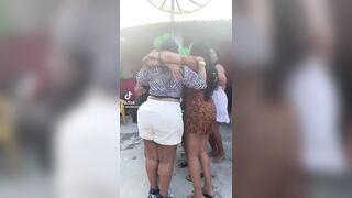 Sorry Girls, a Little too Much Weight for the Concrete