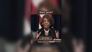 WOW: Elon Just Posted Terrified Maxine Waters ... She Scared?
