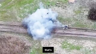 Ukraine executes mocking POW Running Away for Training.