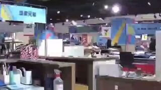 Deadly Gas explosion rips through Taiwan department store 4 people died.