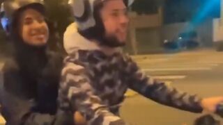 Showoff with his Girl Ends Quickly (Watch Slow Motion)