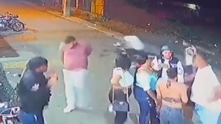 Big Mistake: Man Accidentally Shoots his Friend while Jumping Off Motorcycle to Stop a Fight