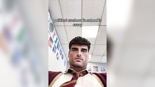 Student records Leftist Teacher having TDS Meltdown in School over Trump.