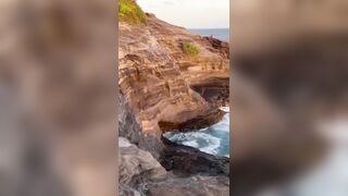 On Camera, Tourist Dies After Jumping Off 50-Foot Cliff In Hawaii