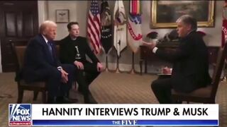 Hannity Interviews Trump and Musk in Great Interview of 2 Most Powerful People in the World