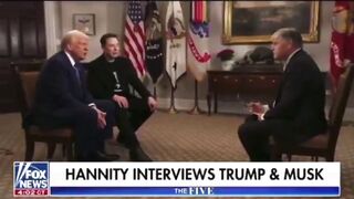 Hannity Interviews Trump and Musk in Great Interview of 2 Most Powerful People in the World