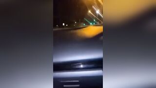 3 "Thug" Female Drivers Crash Recording Live