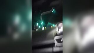 3 "Thug" Female Drivers Crash Recording Live