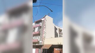 Mentally Ill Man Jumps to his Death and Lands Snapping both Legs