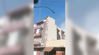 Mentally Ill Man Jumps to his Death and Lands Snapping both Legs