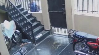 Good Shot. Watch the hitman OUTSIDE Execute a Singer from a Distance in between Metal Bars