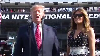 President Trump is Everywhere! Gives Electrifying Speech. He is attending the DAYTONA 500 today