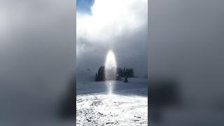 Rare "Sun Candle" Phenomenon in Austria
