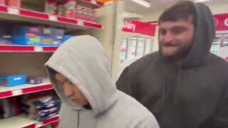 Begging Child Predator is Picked up and Punched Mid-Air. Nice Move