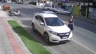 NO WAY: God Was With her This Day!! BUT, .... Why was She Walking in the Street in the First Place? (Repost)