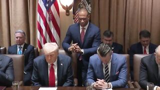 Trump starts First Cabinet Meeting with a Prayer. I will Raise up the Trump to become a Trumpet!