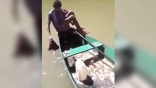 This is how Fishing for Piranhas work..it's Pretty Easy lol Right
