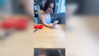 Squirting In McDonald's