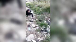 Crawling Syrian soldiers excuted today