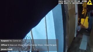 Police in Colorado Springs Drop Dead a Man Pointing Shotgun at Him