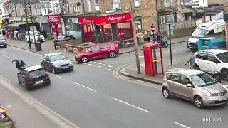 Was this Intentional? He is on his Phone but the Driver was an As*hole! Wait for It