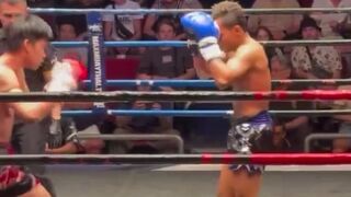 Watch Slow Mo. This Fighter knocked out his Rival with one of the spiciest Kicks ever seen in a Ring