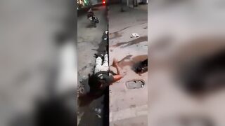 If you had a Knife stuck in your Head...(takes it out at :46)