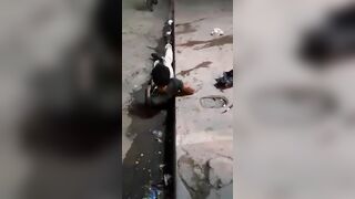 If you had a Knife stuck in your Head...(takes it out at :46)