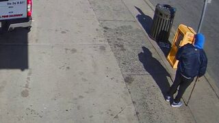 Man waiting Patiently in the Cold for the Bus never makes it (NJ, USA)