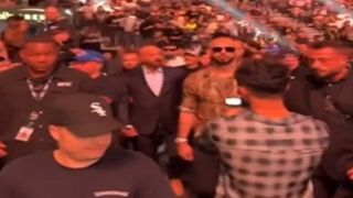 Andrew Tate arrives at UFC 313 with The Nelk Boys