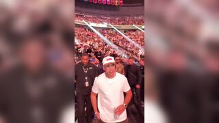 Andrew Tate arrives at UFC 313 with The Nelk Boys