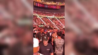 Andrew Tate arrives at UFC 313 with The Nelk Boys