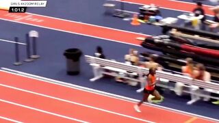 High school track runner gets attacked with a baton in the middle of a relay