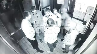 club security guard knocked out an armed migrant who threatened to kill customers