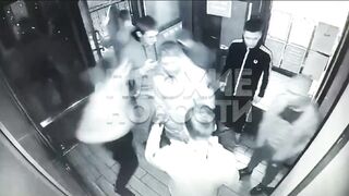 club security guard knocked out an armed migrant who threatened to kill customers