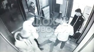 club security guard knocked out an armed migrant who threatened to kill customers