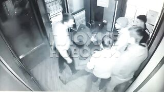club security guard knocked out an armed migrant who threatened to kill customers