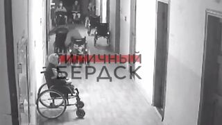 Wheelchair Man Brutally Stabs another Elderly bound to a Wheelchair