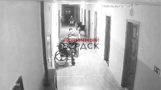 Wheelchair Man Brutally Stabs another Elderly bound to a Wheelchair